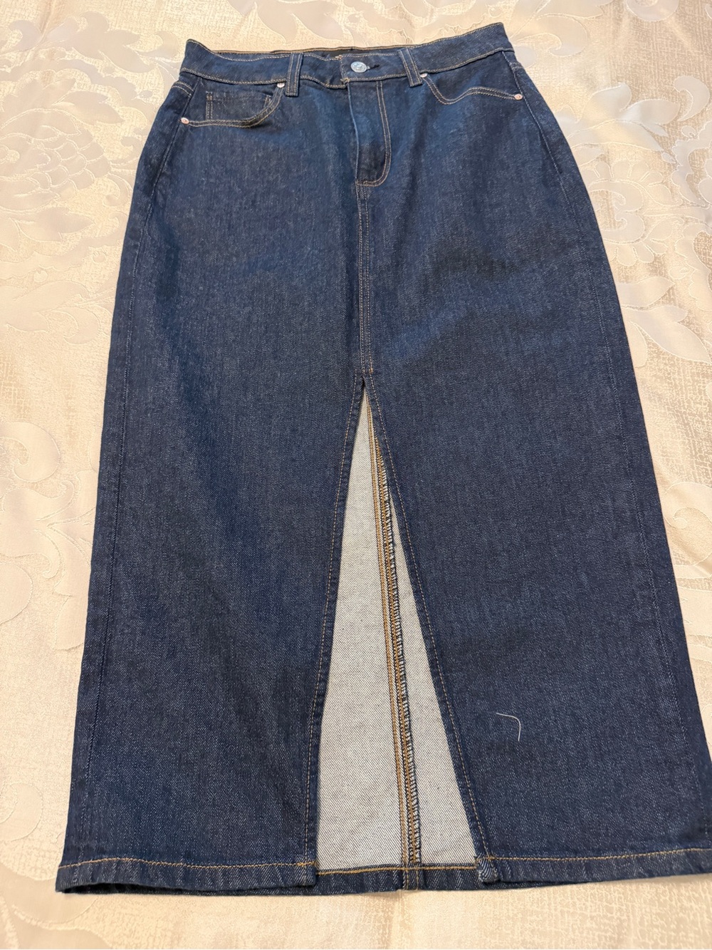 PAIGE Dark Blue denim skirt